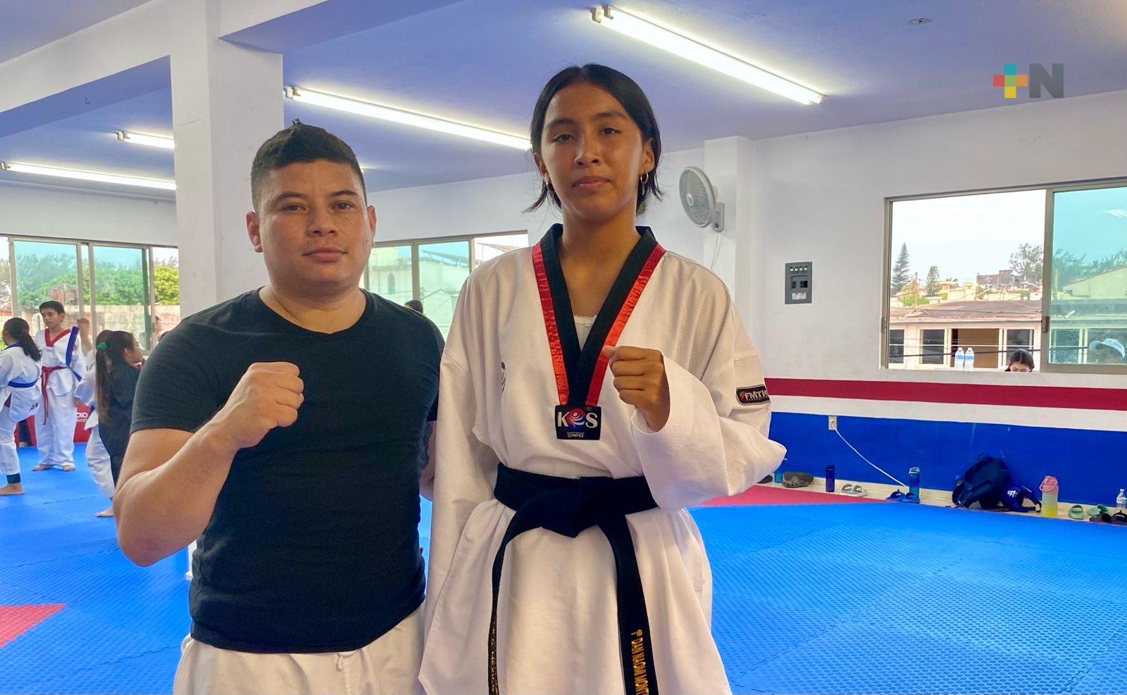 Nahomi Montiel, medalla de bronce en TKD ON