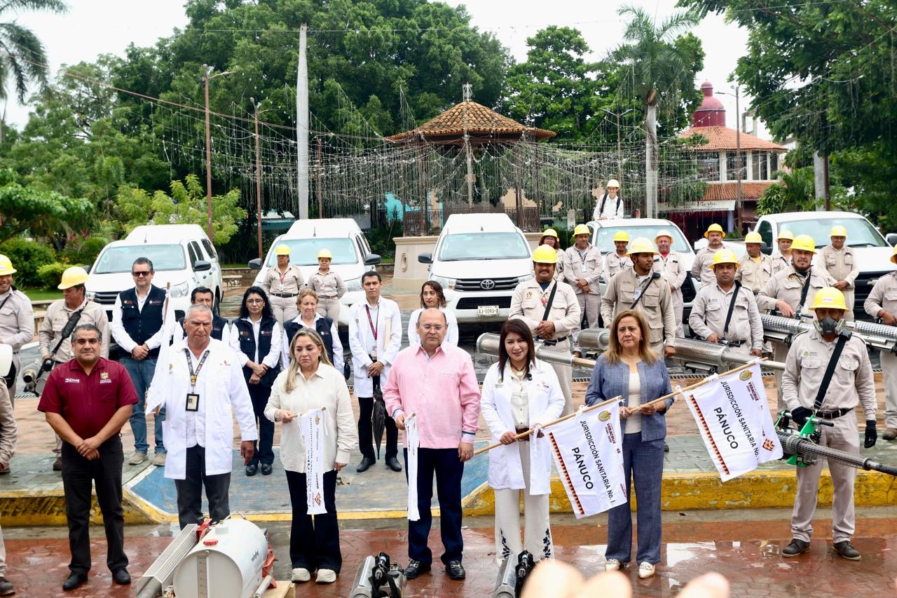 Arranca en Pánuco campaña de fumigación y eliminación de criaderos de Aedes aegypti