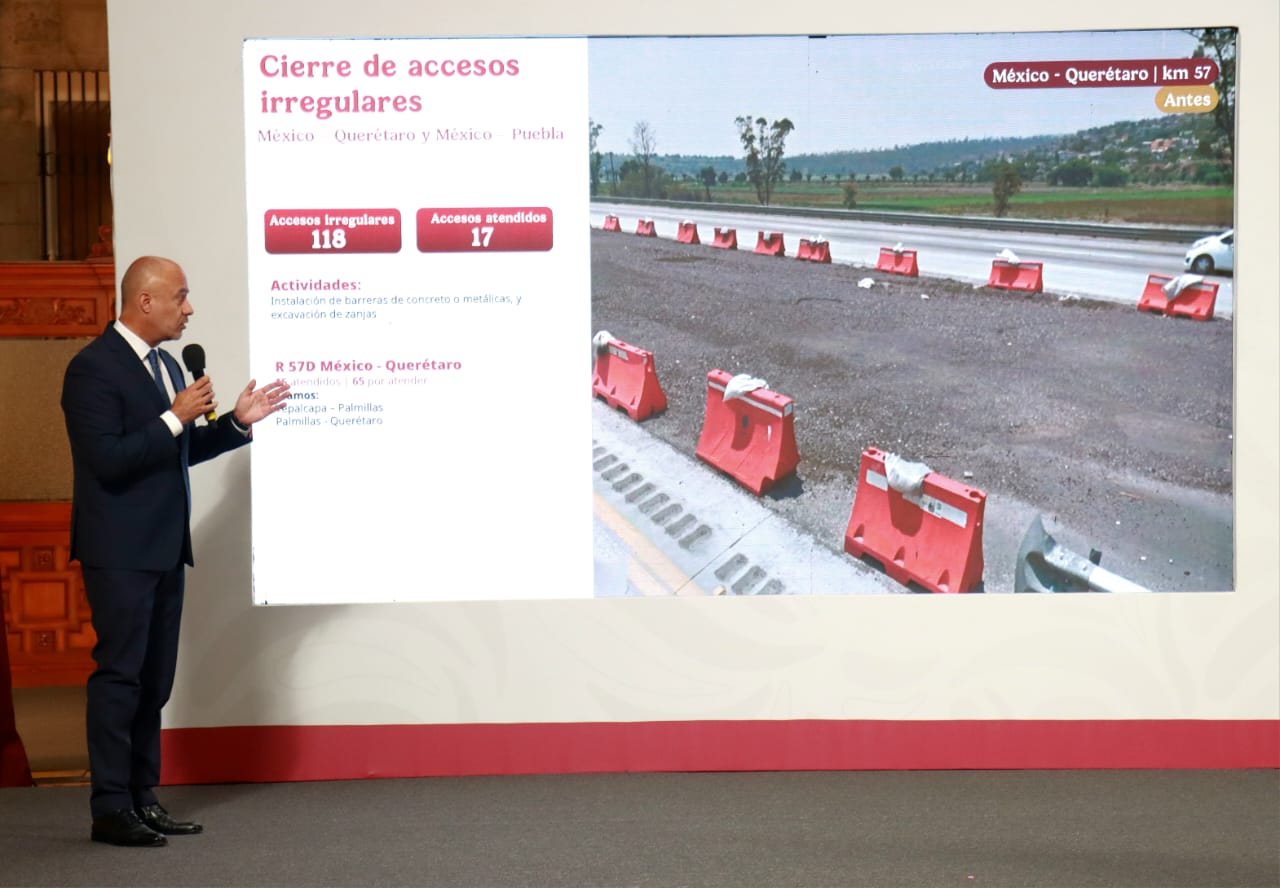 Anuncia SICT acciones de seguridad en carreteras federales, con enfoque de prevención y atención inmediata