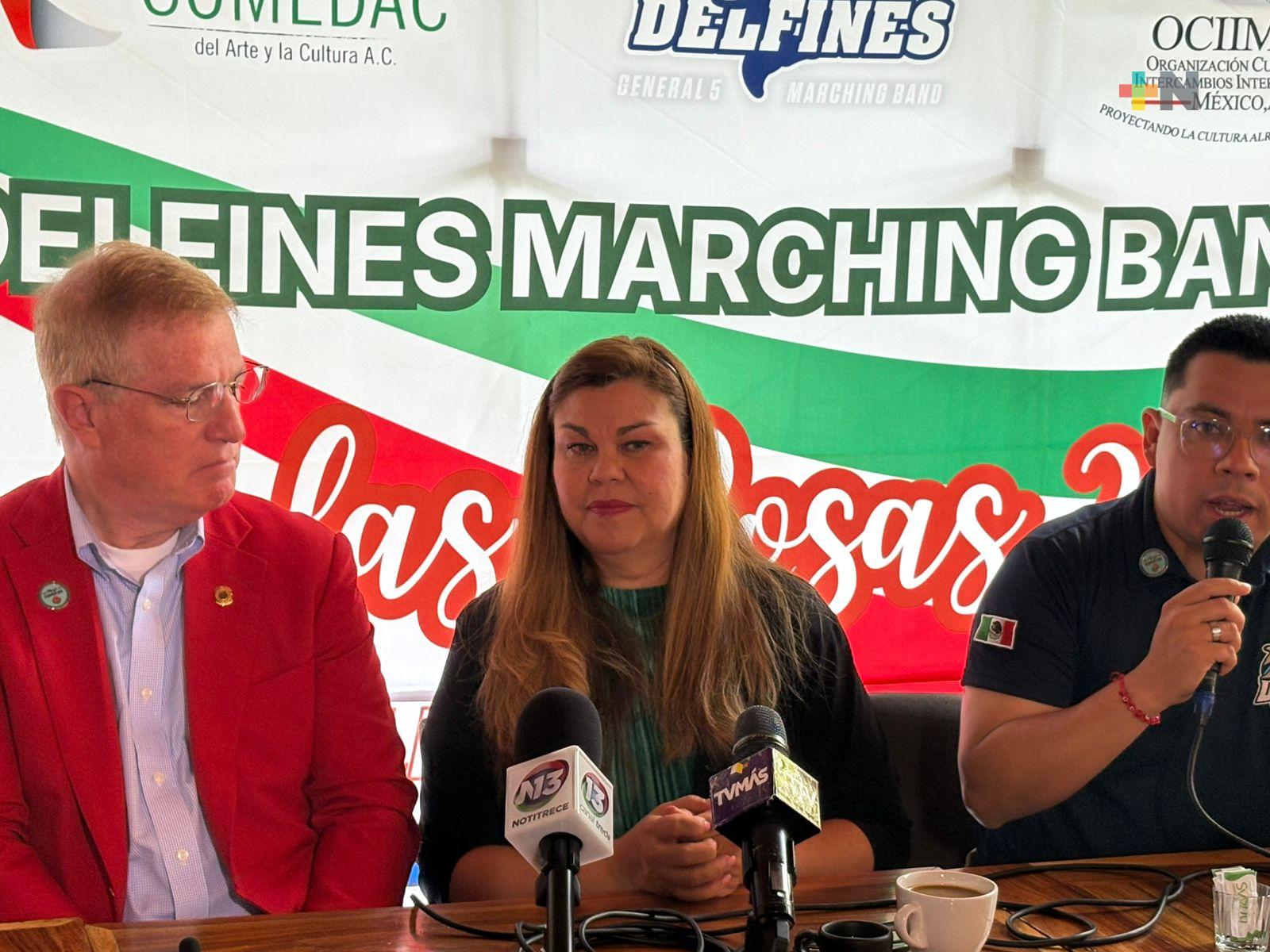 Delfines Marching Band participará en el Desfile de las Rosas 2026 en Pasadena