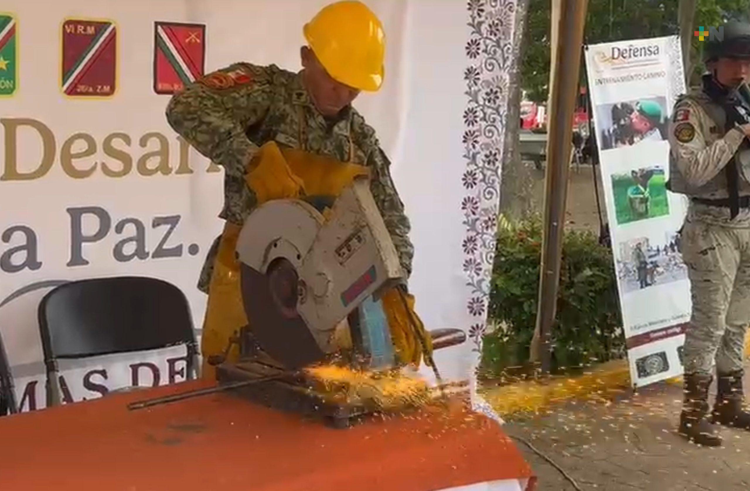 En Martínez de la Torre se impulsa el programa «Sí al desarme, sí a la paz»