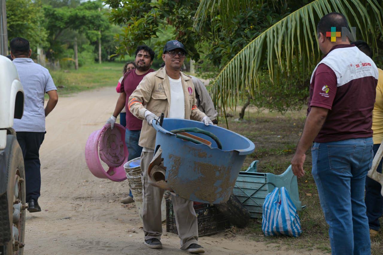 Reiteran medidas preventivas ante posible incremento de dengue en sur de Veracruz