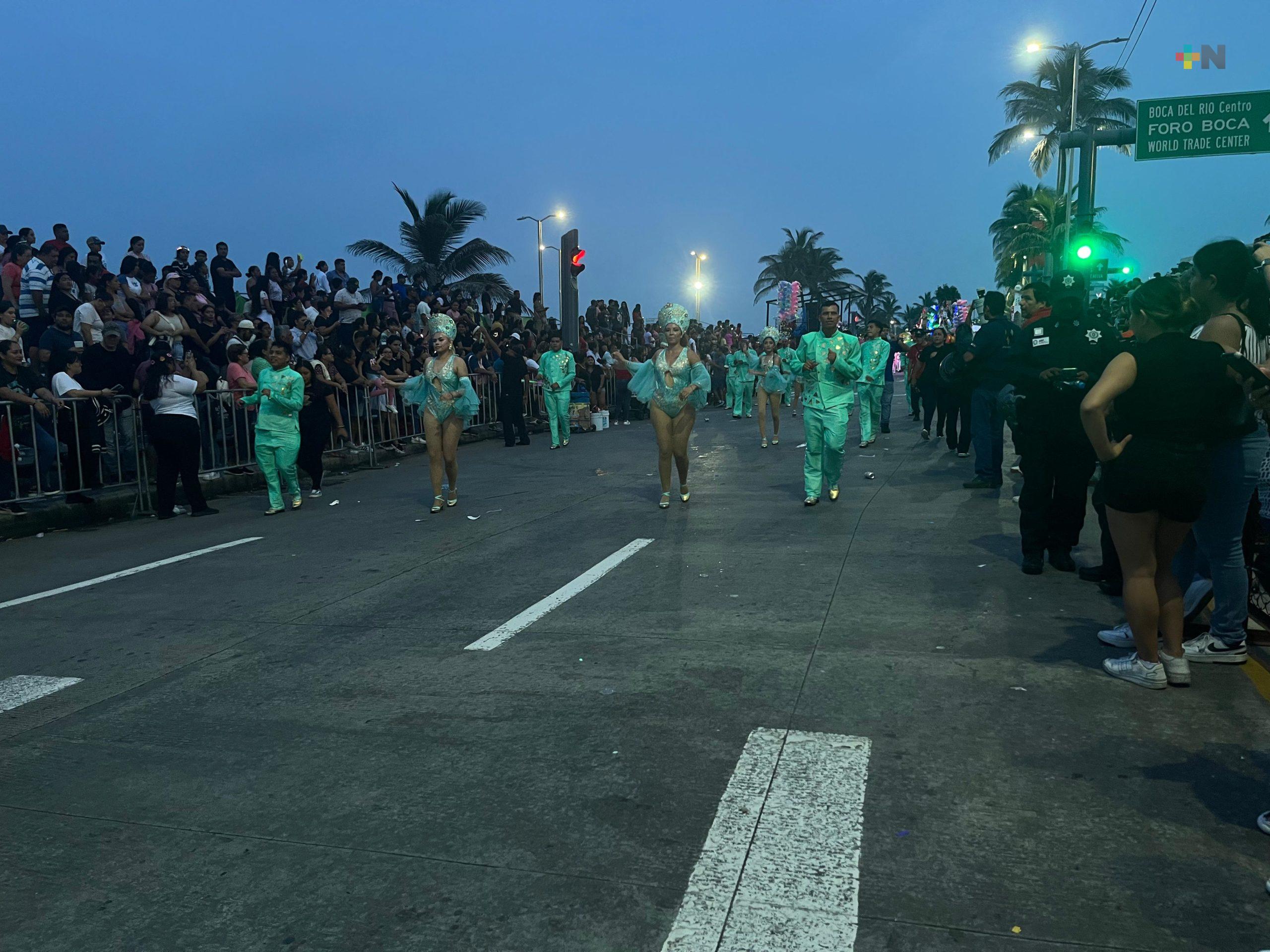 Con mejora del clima, se esperan más asistentes a último desfile de carnaval