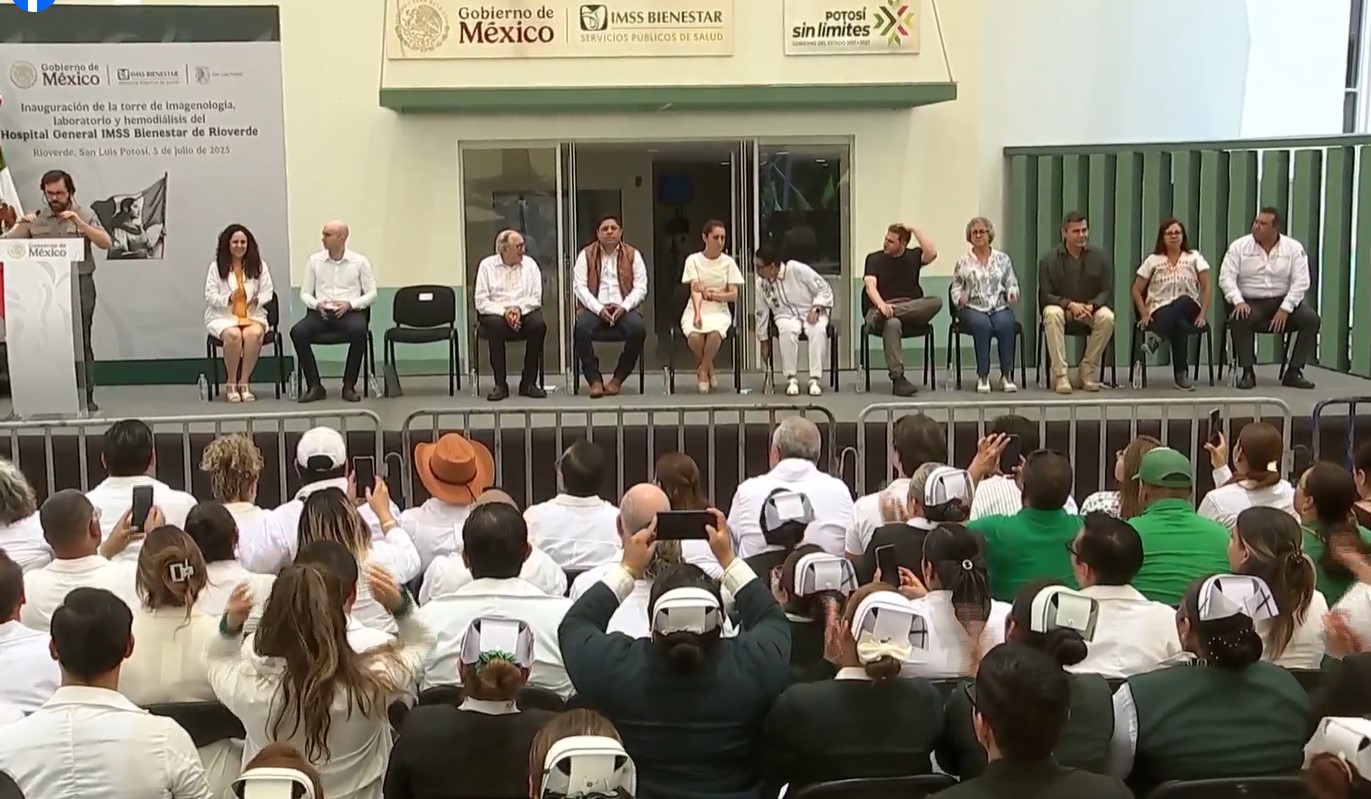 Inaugura Presidenta hospital IMSS Bienestar en Río Verde, San Luis Potosí