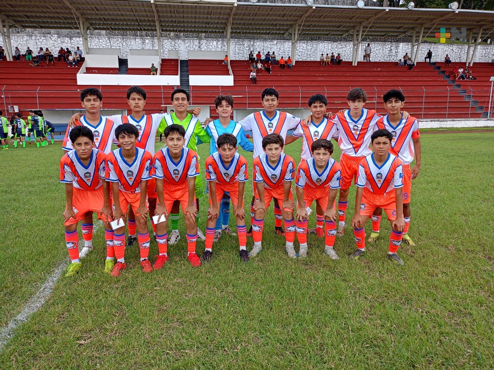 Delfines de Xalapa inició con un triunfo en el Nacional de Fut U-15