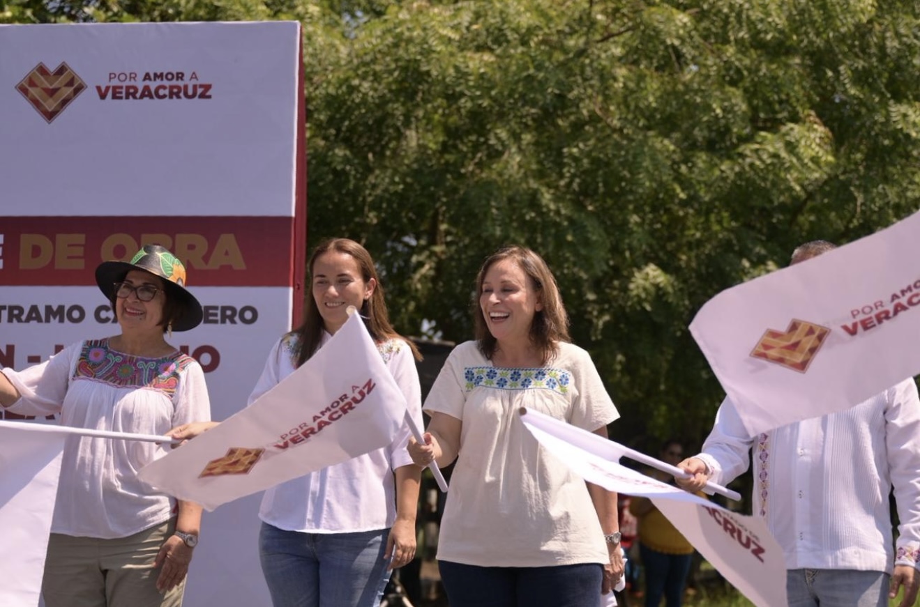 Compromiso cumplido: Rocío Nahle inicia obras carreteras para el desarrollo de La Mixtequilla