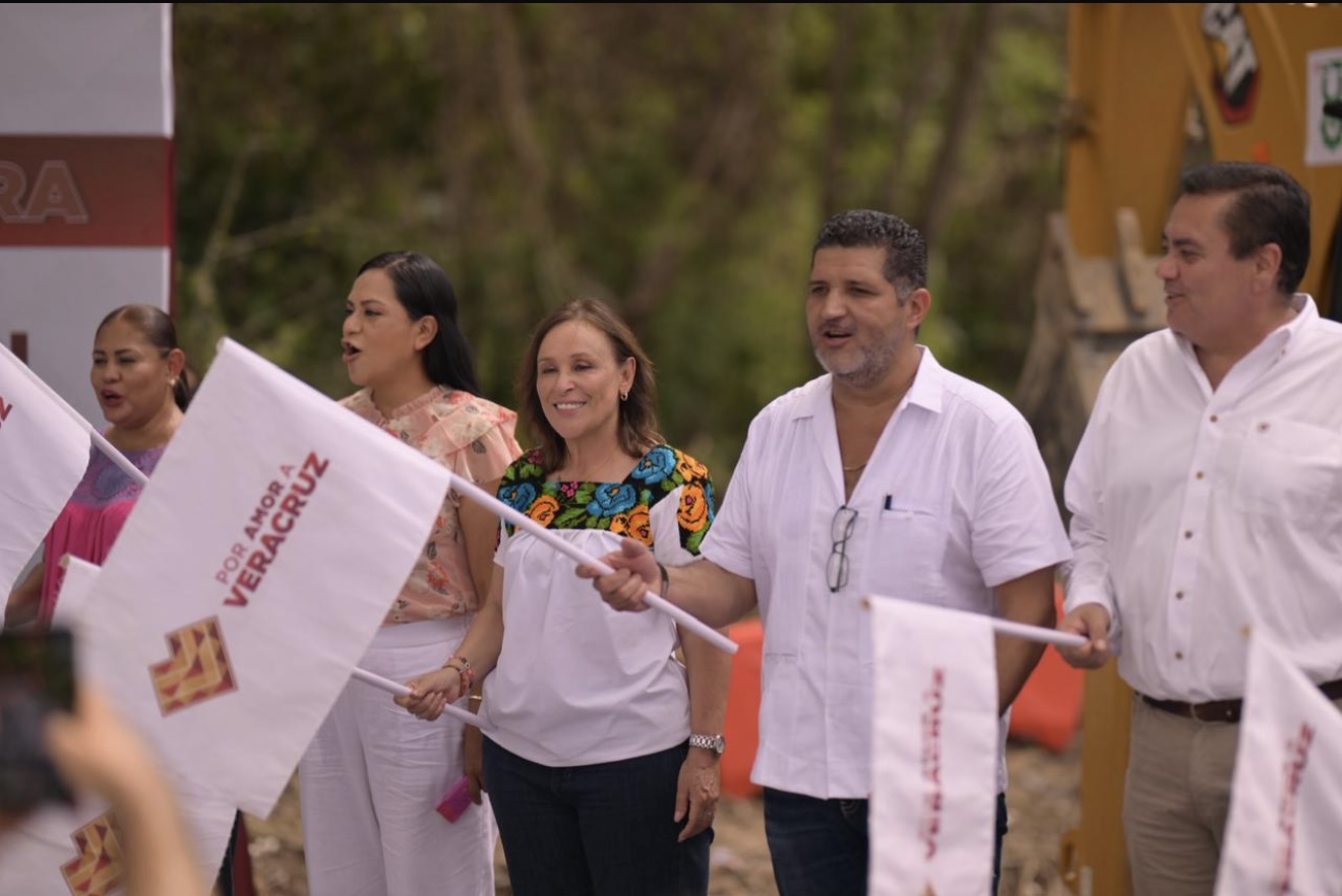Rocío Nahle da banderazo a pavimentación del tramo Platón Sánchez–Huejutla de Reyes
