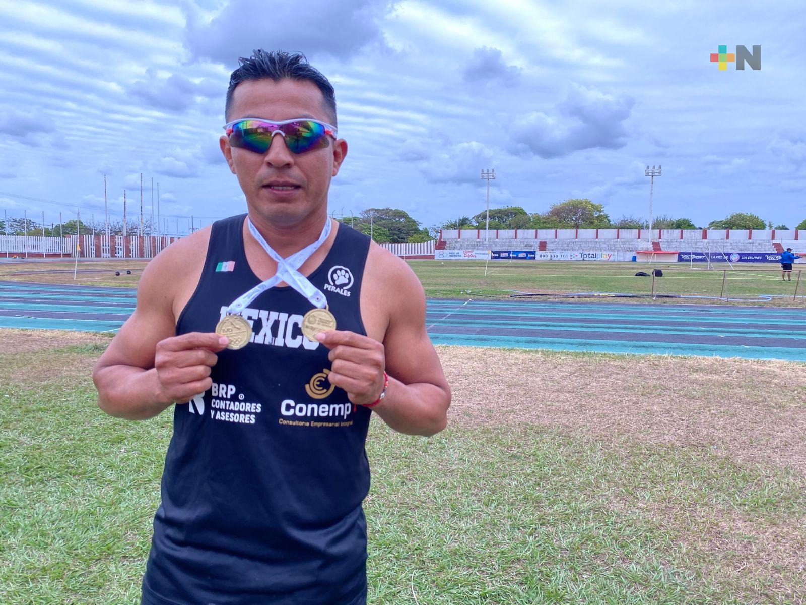 El veracruzano Josué García participará en Campeonato de Atletismo Master 2025 en noviembre