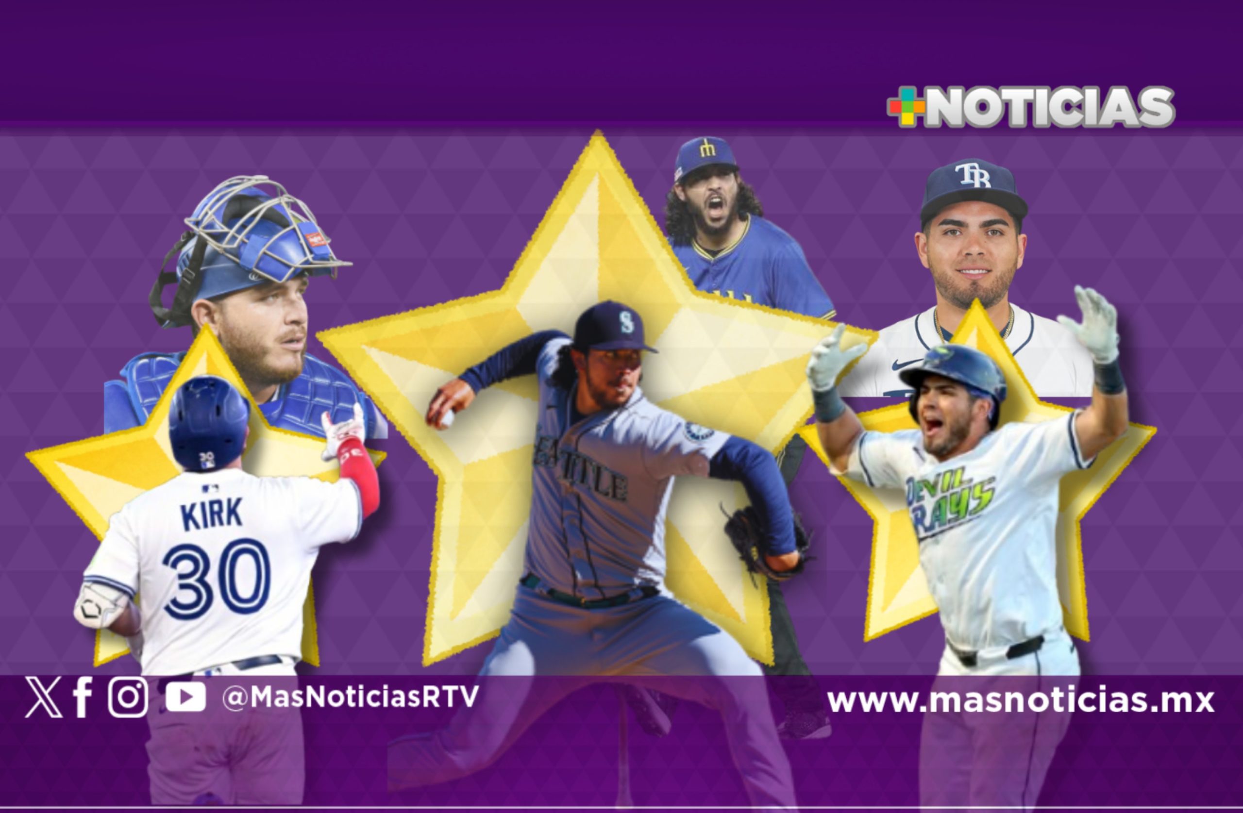 Tres peloteros mexicanos en el Juego de Estrellas de MLB