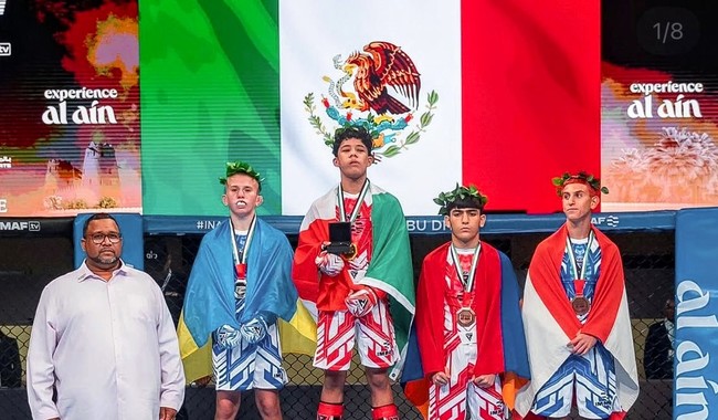 Gana México su primer oro en el Mundial Juvenil de Artes Marciales Mixtas