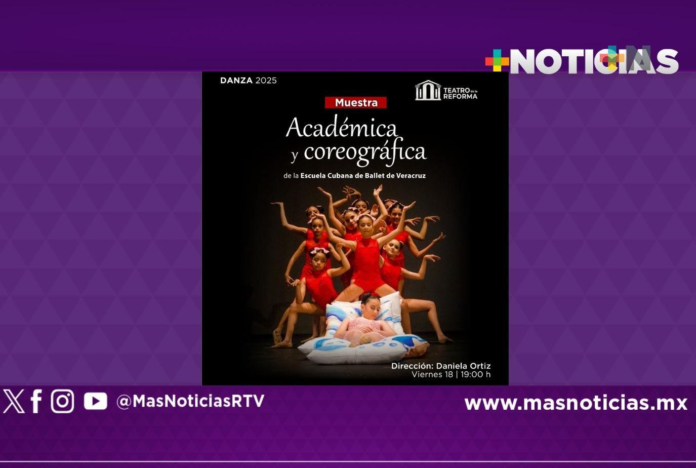 Muestra de la Escuela Cubana de Ballet en el Teatro de la Reforma