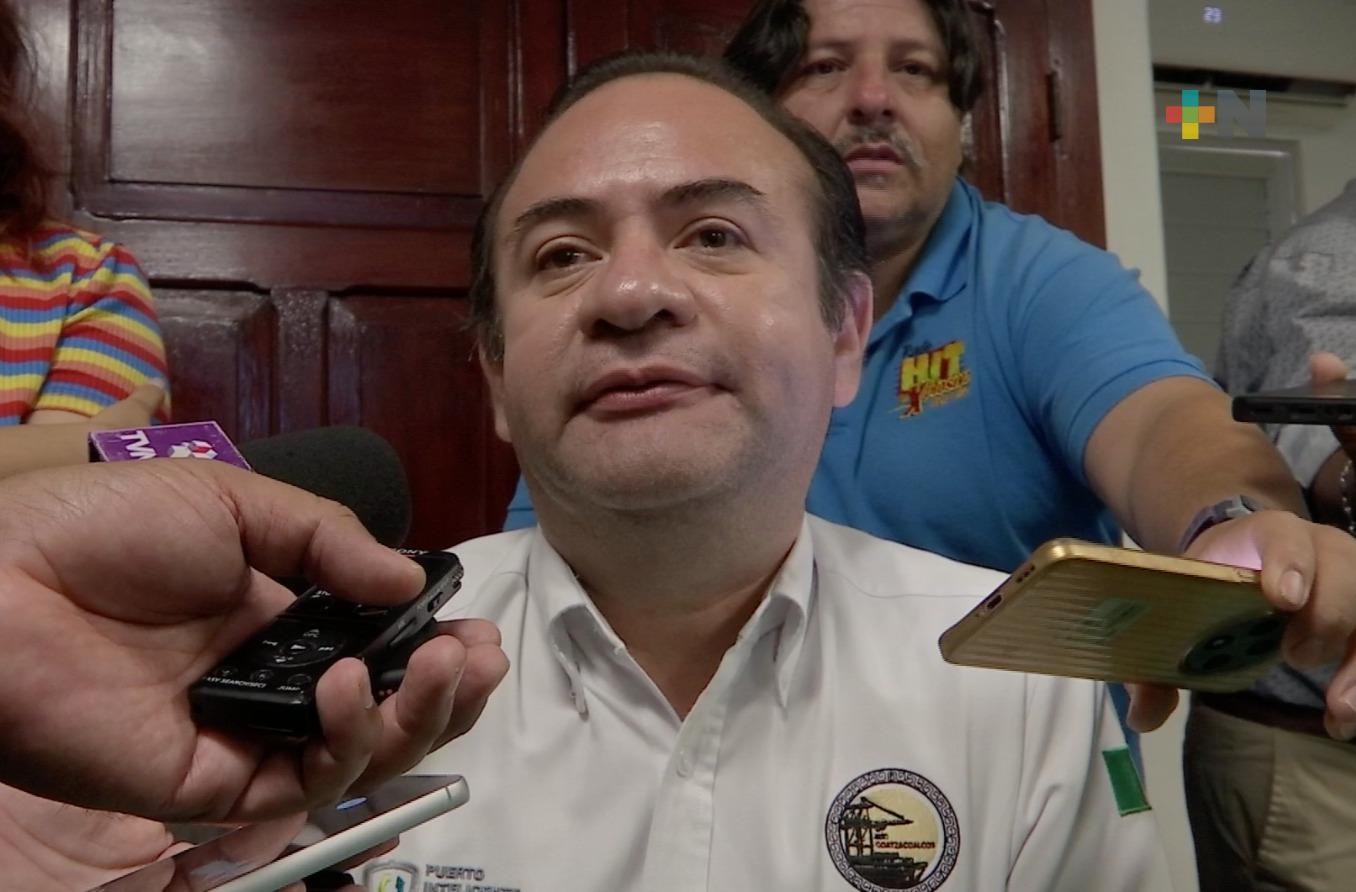 Supervisan condiciones de seguridad en recinto portuario de Coatza