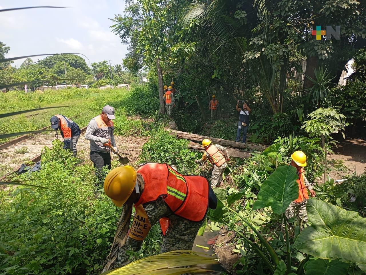 Ejército Mexicano continúa aplicando Plan DN III-E en municipios del sur de Veracruz