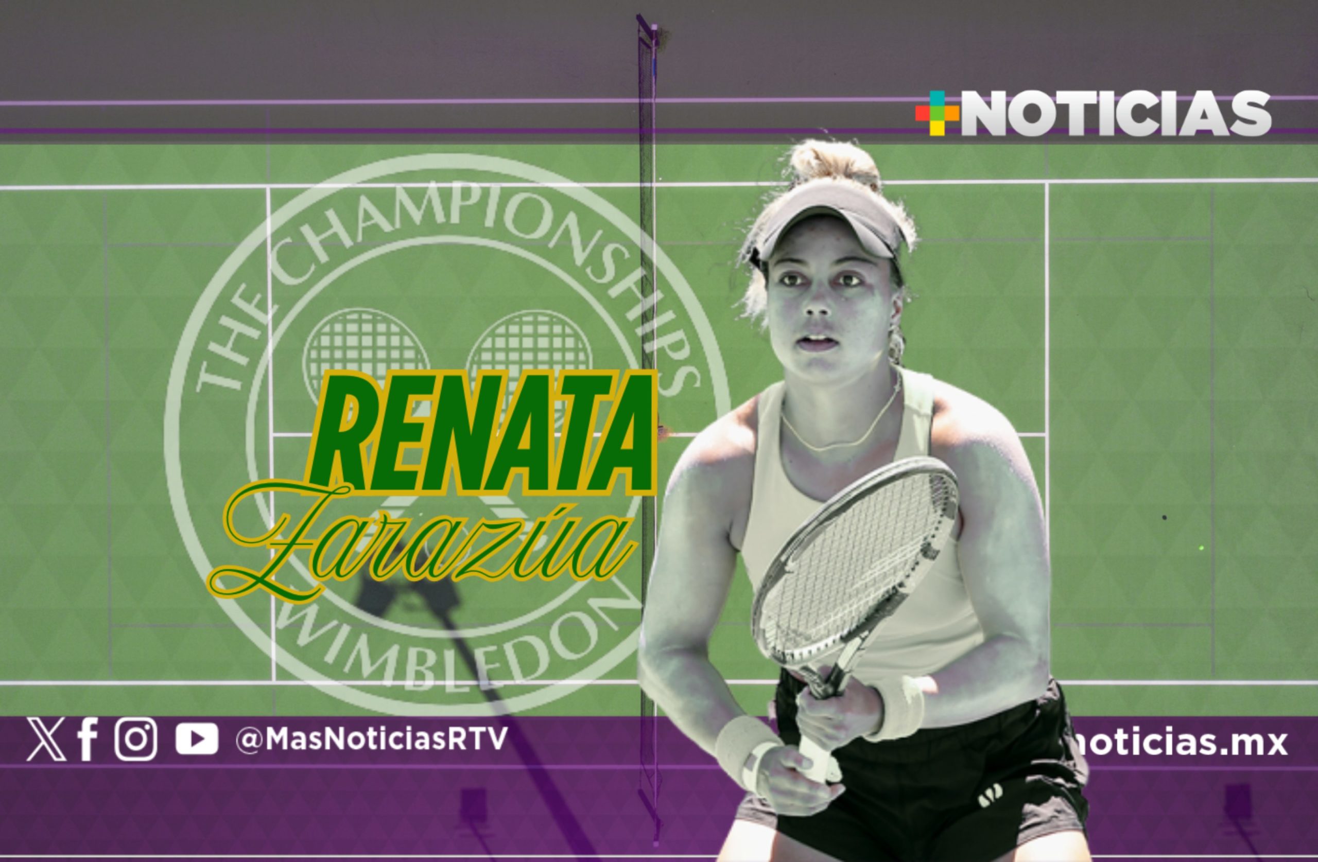 Renata Zarazúa con debut histórico en Wimbledon