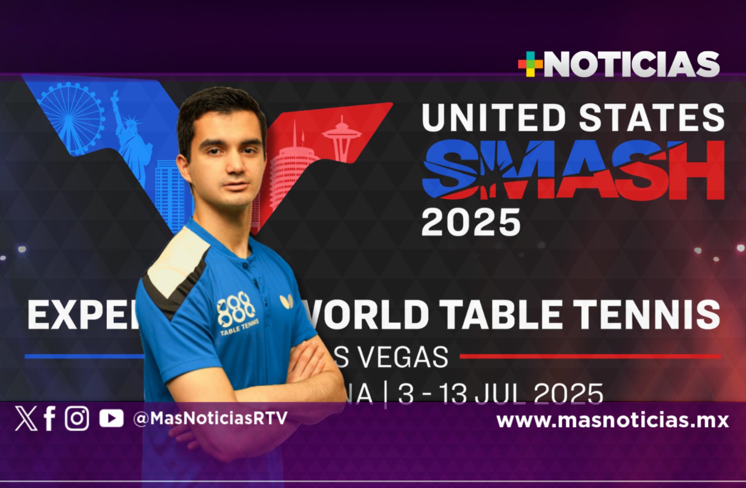 Rogelio Castro en WTT de Las Vegas