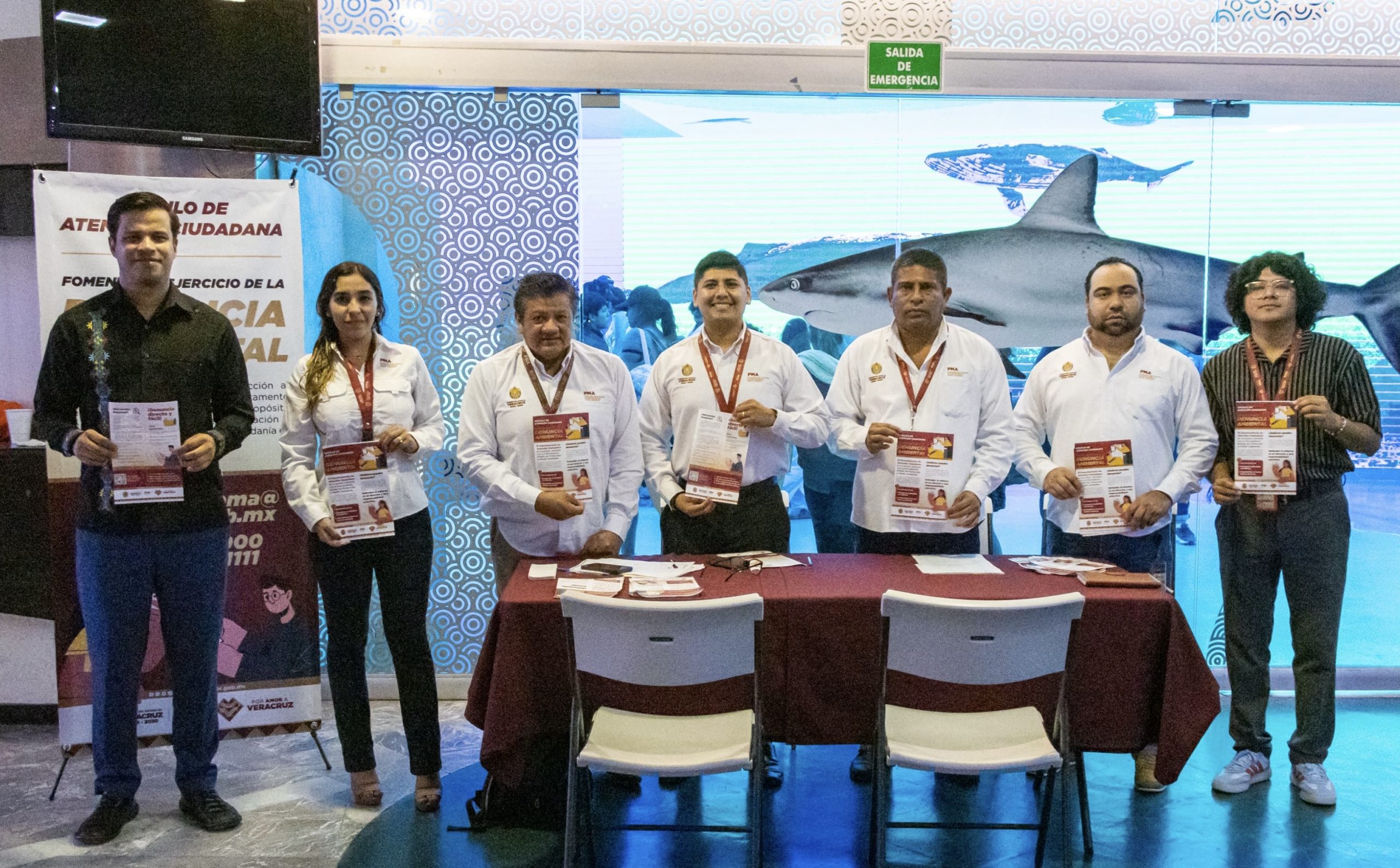 Fomenta PMA la cultura de la denuncia ambiental, instala módulo en Veracruz