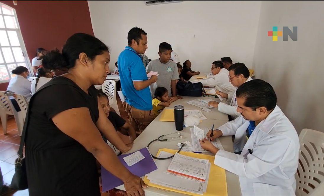 Continúan brigadas médicas en congregación de Mundo Nuevo