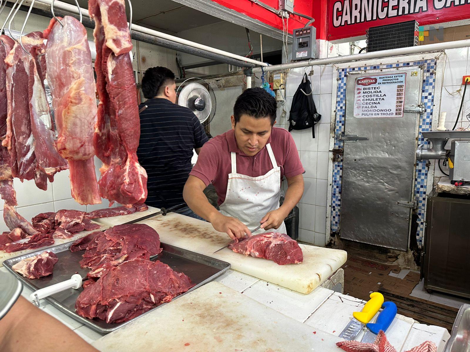 Sube el precio de la carne de res en Coatzacoalcos
