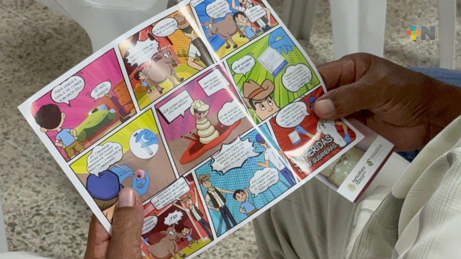 Imparten plática sobre gusano barrenador en Coatzacoalcos