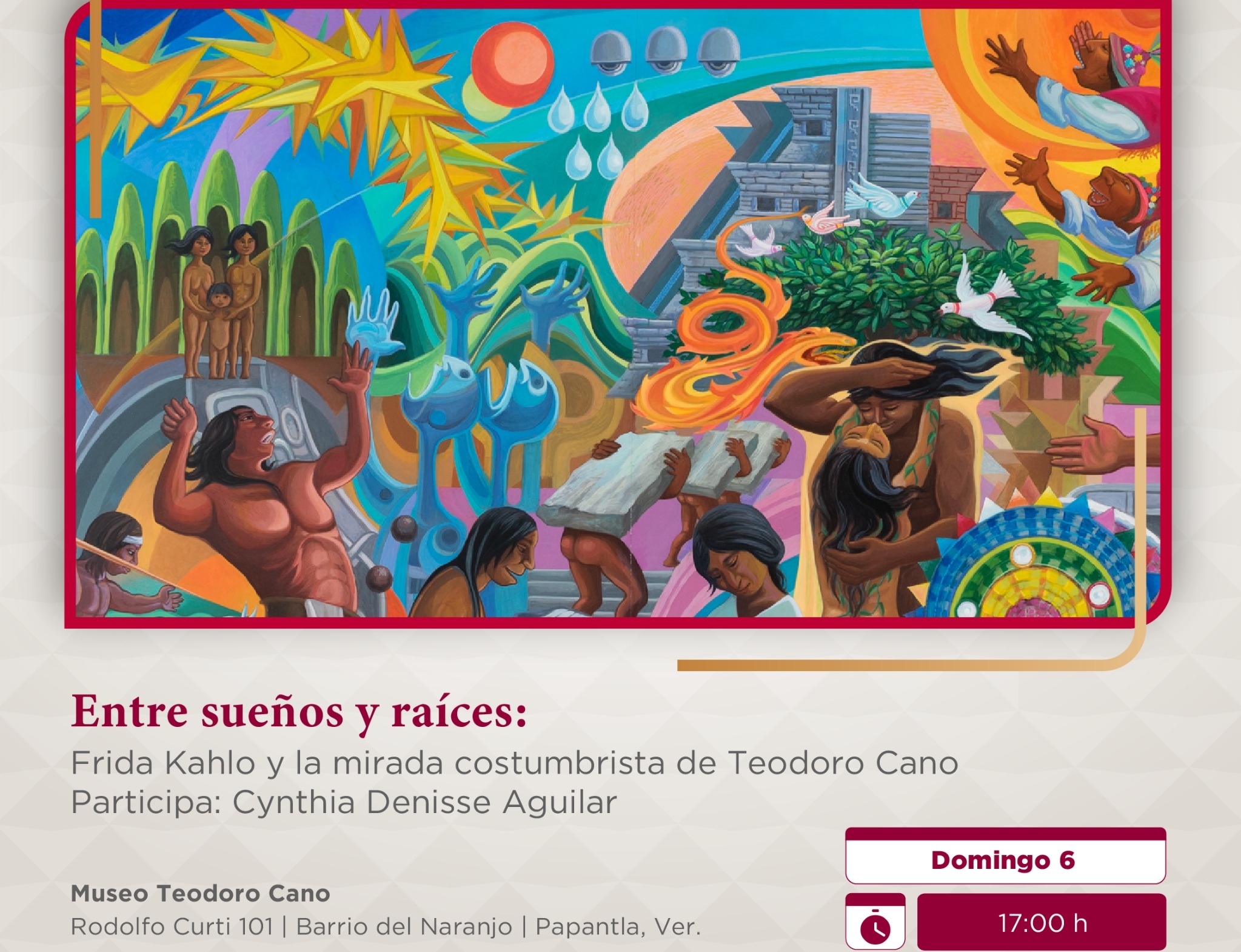 Ofrece Secver conferencia de Frida Kahlo y Teodoro Cano en Papantla