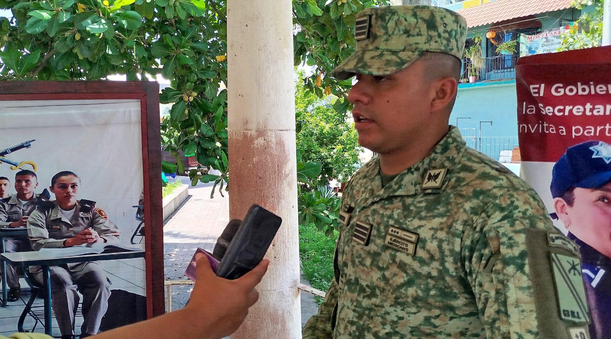 Las fuerzas armadas promueven la instrucción y formación