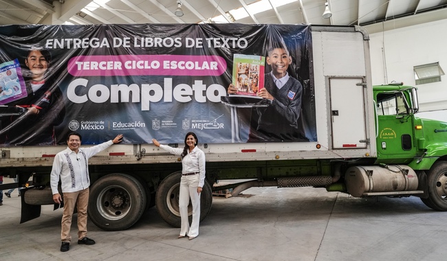 Entrega SEP 140 millones de Libros de Texto Gratuitos