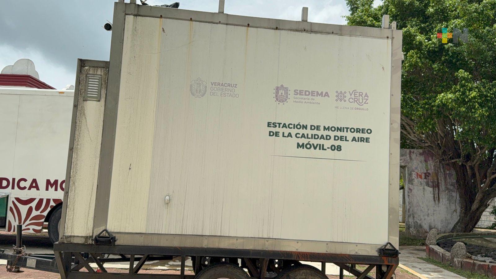 Instalan estación de monitoreo de calidad del aire en Mundo Nuevo, congregación de Coatza