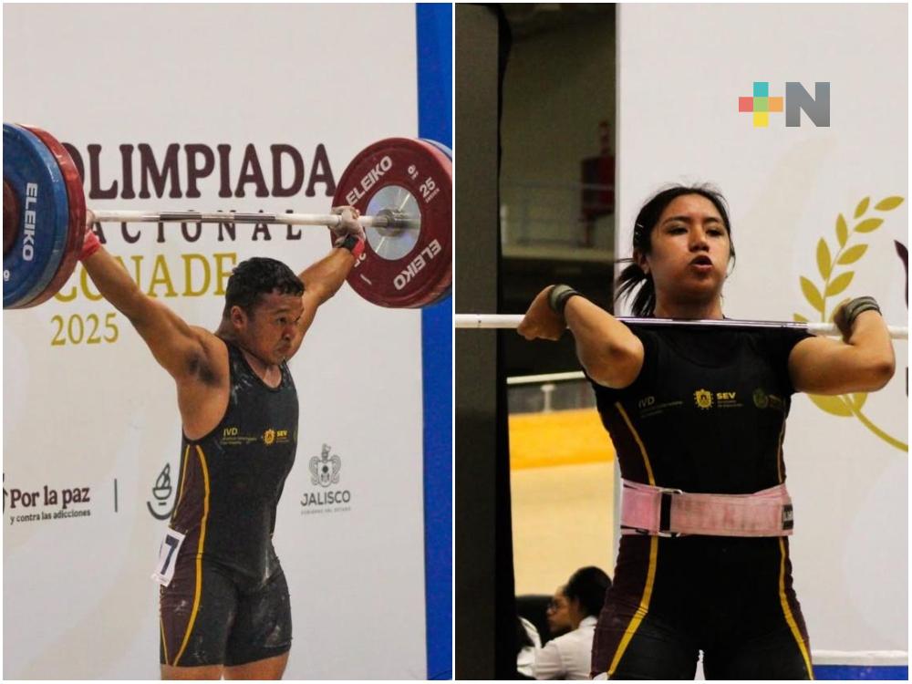 24 oros históricos en halterofilia para Veracruz: Mackenzie