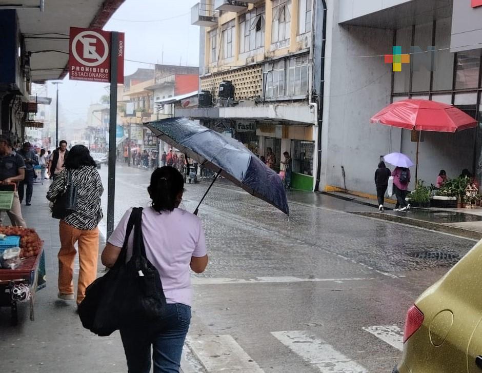 Condiciones para lluvias y tormentas aisladas en el estado de Veracruz