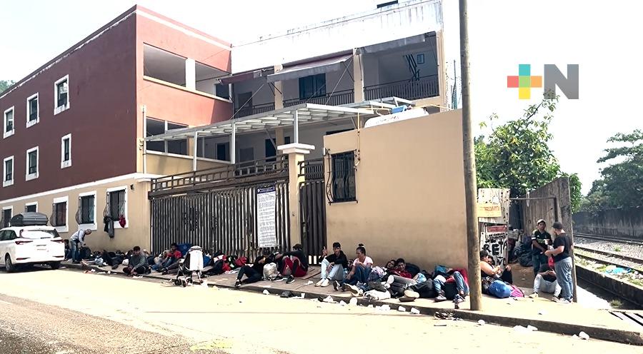 Se reduce tránsito de migrantes en sur de Veracruz