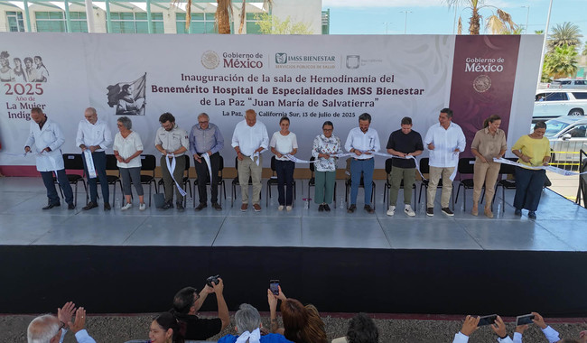 Presidenta anuncia 300 mdp adicionales para fortalecer el IMSS Bienestar en BCS