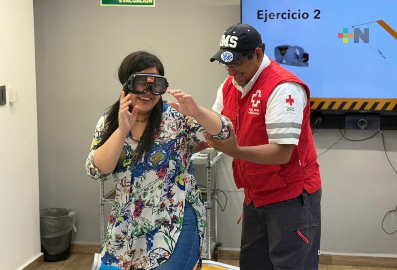 Imparte Cruz Roja talleres de prevención en Veracruz puerto