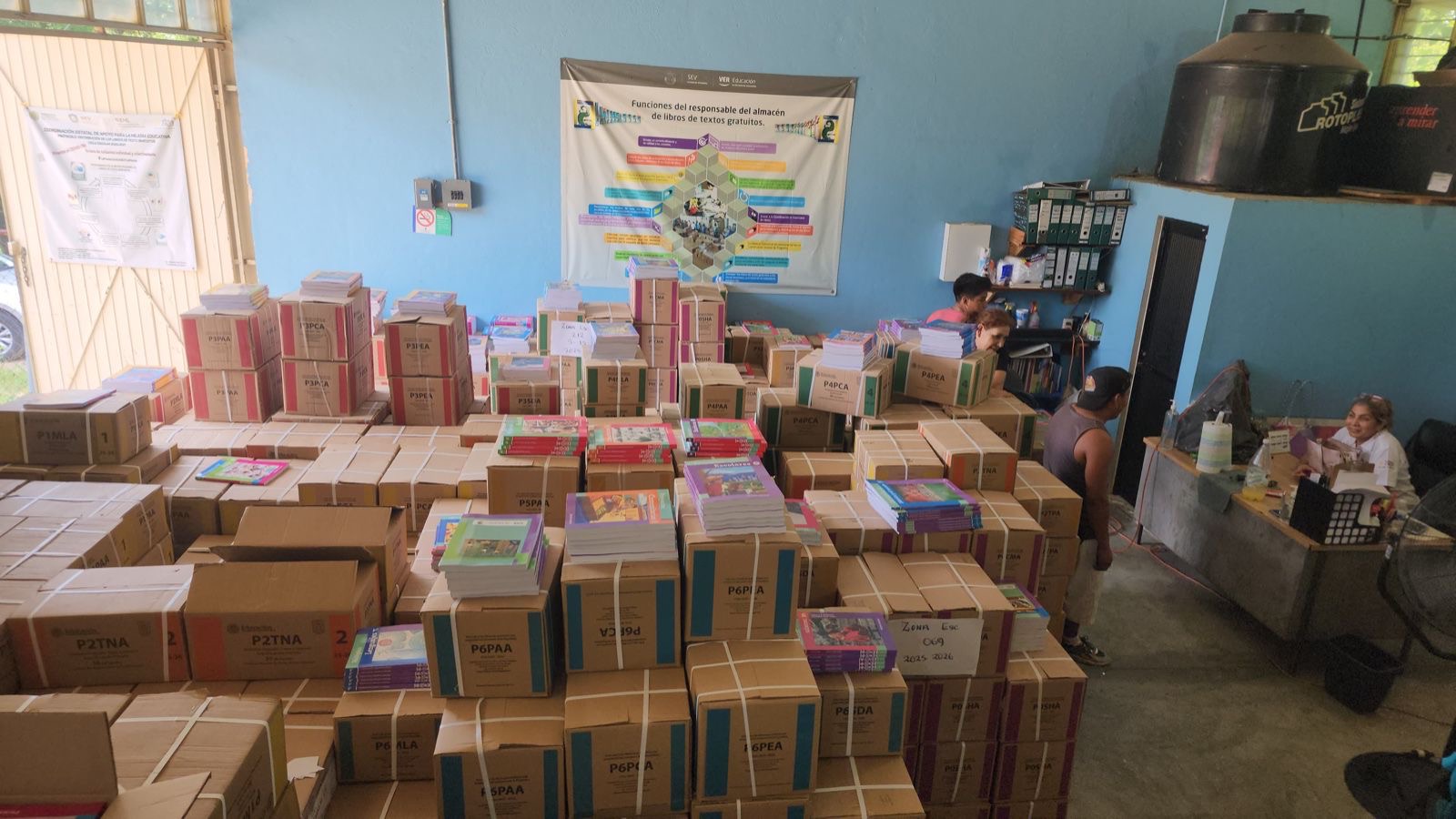 Todo listo para el nuevo ciclo escolar: SEV asegura distribución de libros