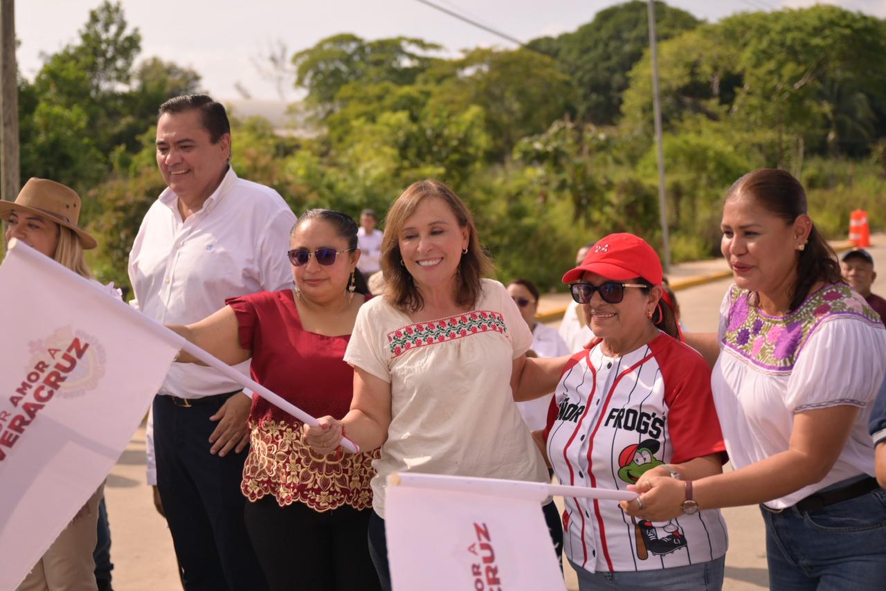 Cumple Rocío Nahle promesa de campaña con rehabilitación de tramo El Paralelo-Las Choapas