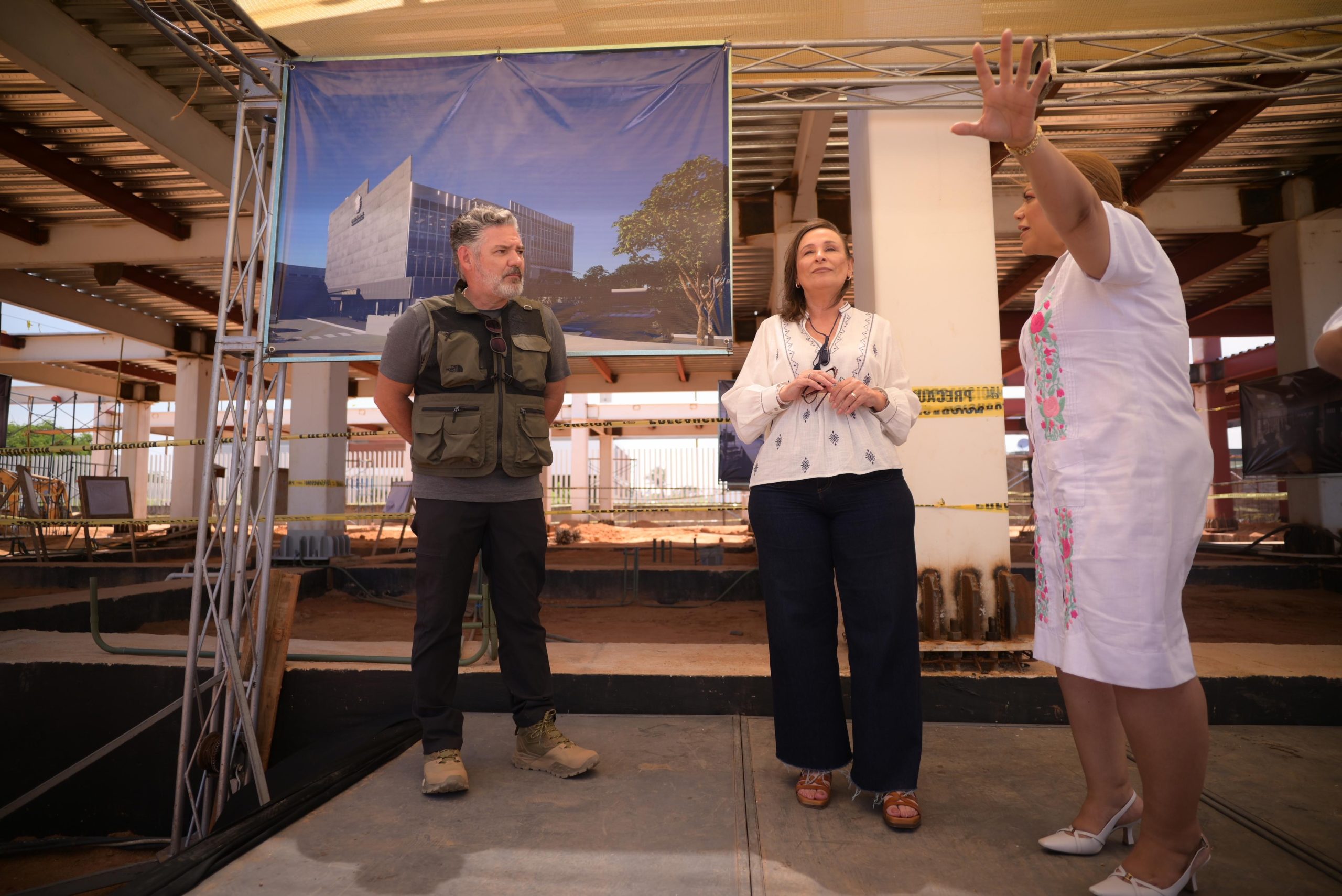 Gobernadora supervisa avances del Poder Judicial