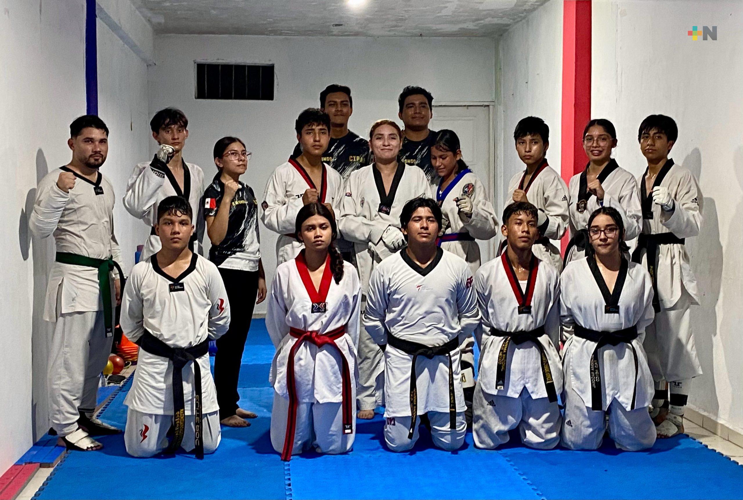 Artemarcialistas de Coatzacoalcos, listos para el “Open de Taekwondo Atlantes Combat”