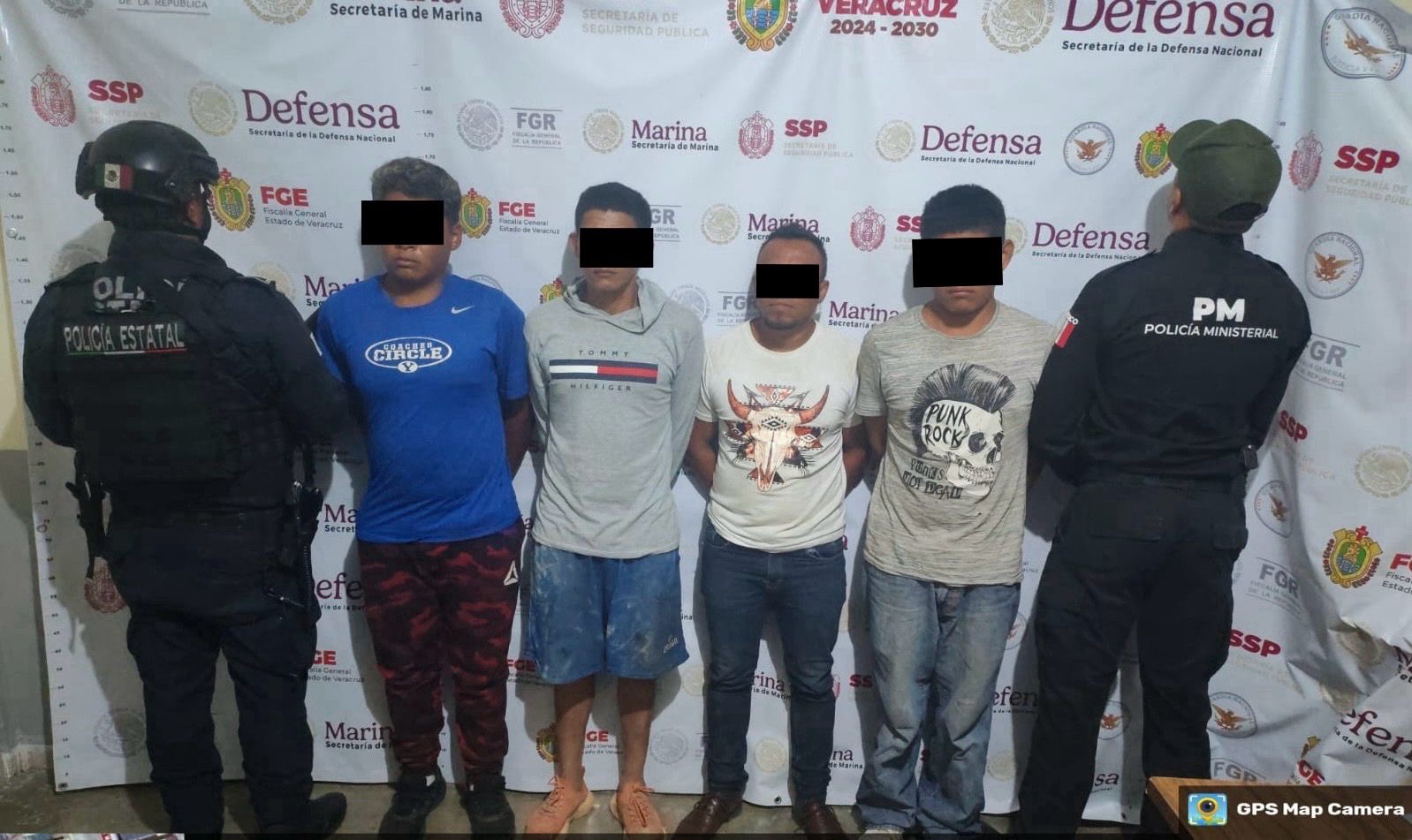 En 17 municipios, SSP detiene a 27 personas y recupera vehículos robados