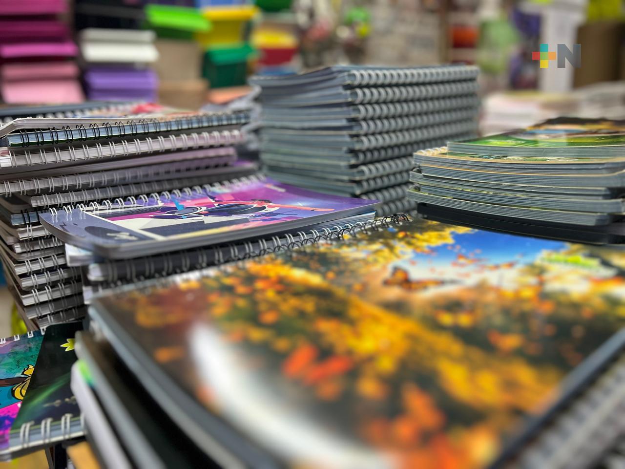 Papelerías de Tres Valles enfrentan ventas bajas a días del regreso a clases