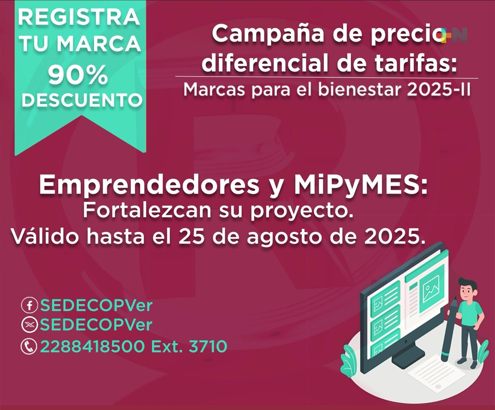 Invitan a emprendedores a participar en  campaña de precio diferencial de tarifas 2025