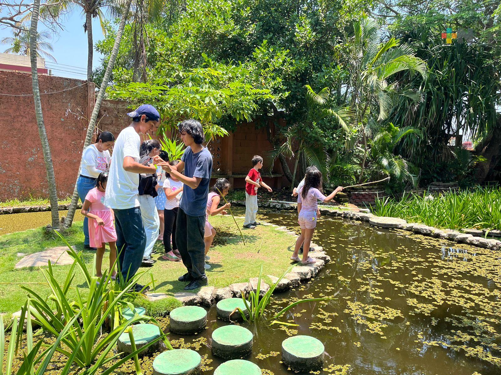 En Coatza dan curso de verano a niños sobre contacto y cuidado ambiental