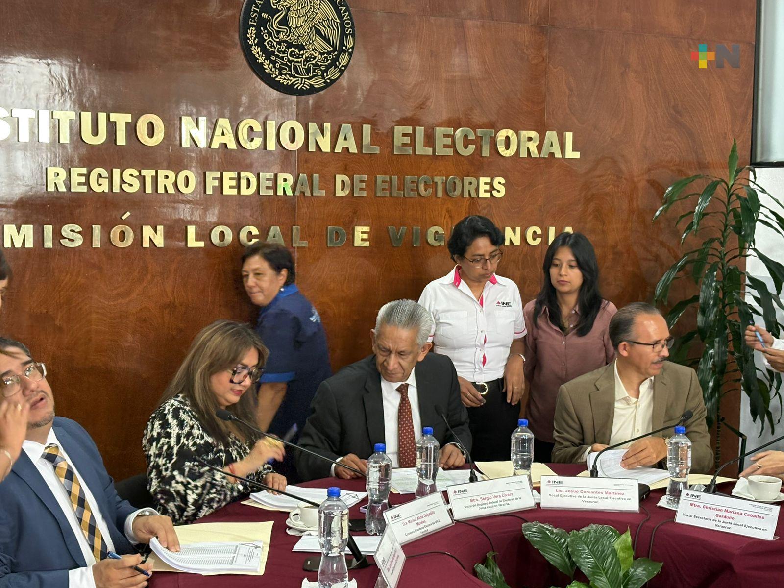 OPLE y partidos políticos devuelven lista nominal utilizada en jornada electoral