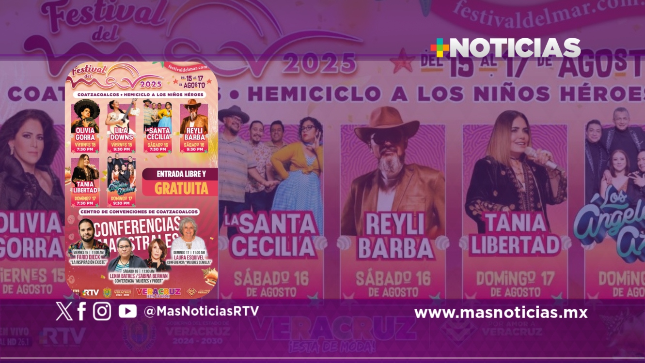 Gobierno de Veracruz presenta programa cultural del Festival del Mar
