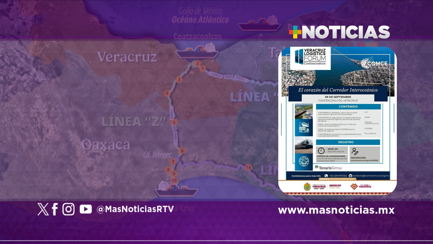 Coatzacoalcos será sede del Veracruz Logistics Forum 2025