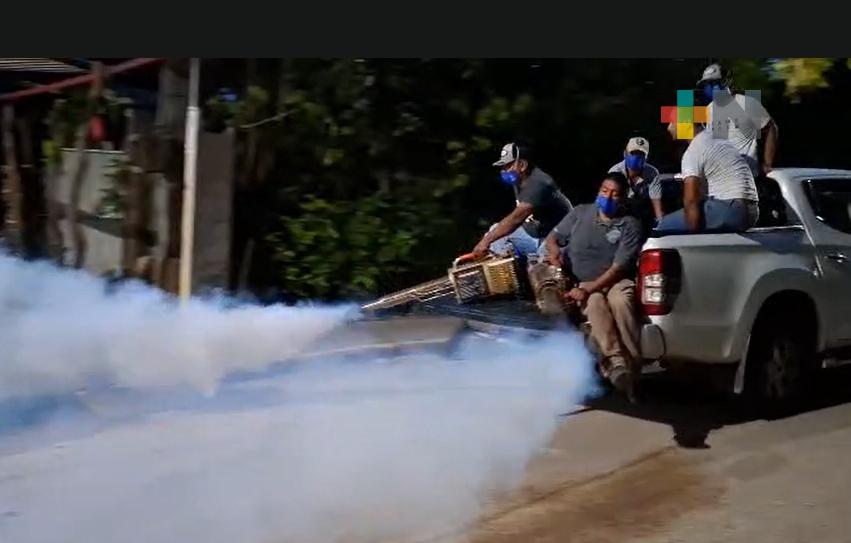 En Tres Valles realizan brigadas de fumigación para combatir el dengue