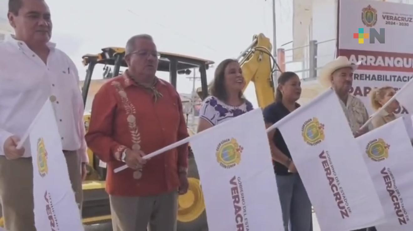 Banderazo de obra para tramo de Papantla a Coxquihui