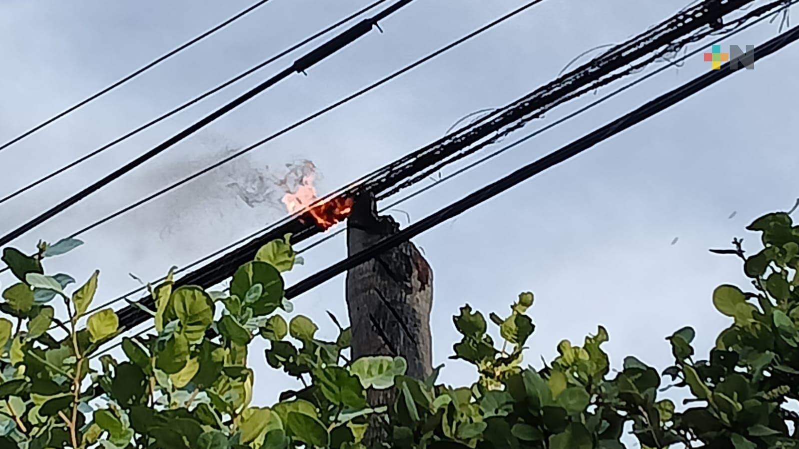 Durante temporada de lluvias y vientos incrementan incenidos en instalaciones eléctricas en Coatza