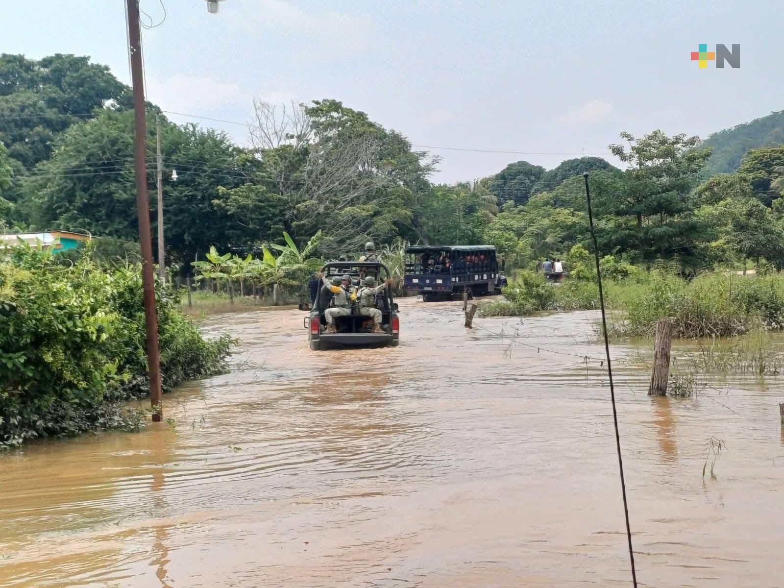 Incrementan cauces en ríos del Sur de Veracruz
