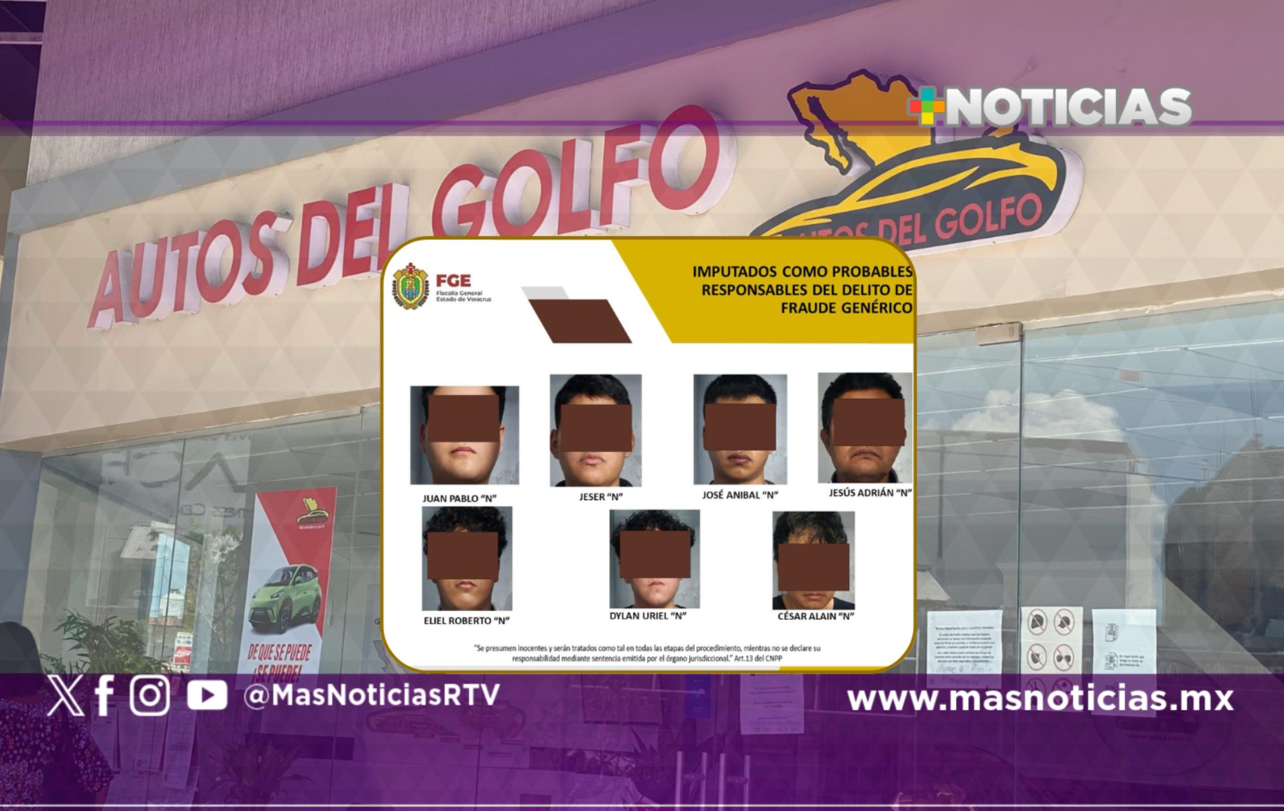 Imputan a siete trabajadores de empresa de autos por presunto fraude