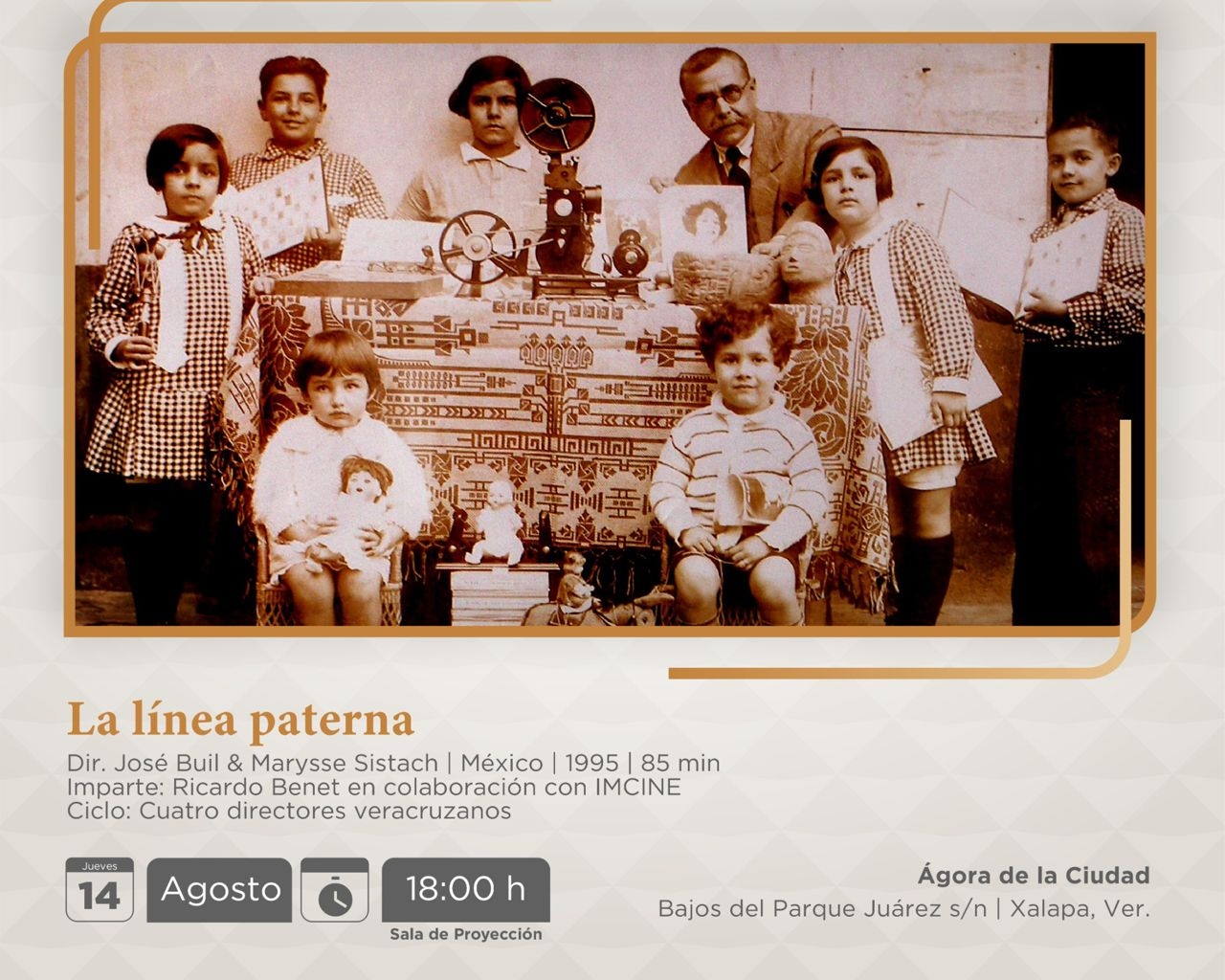 Invita Secver a Jueves de Cine en el Ágora