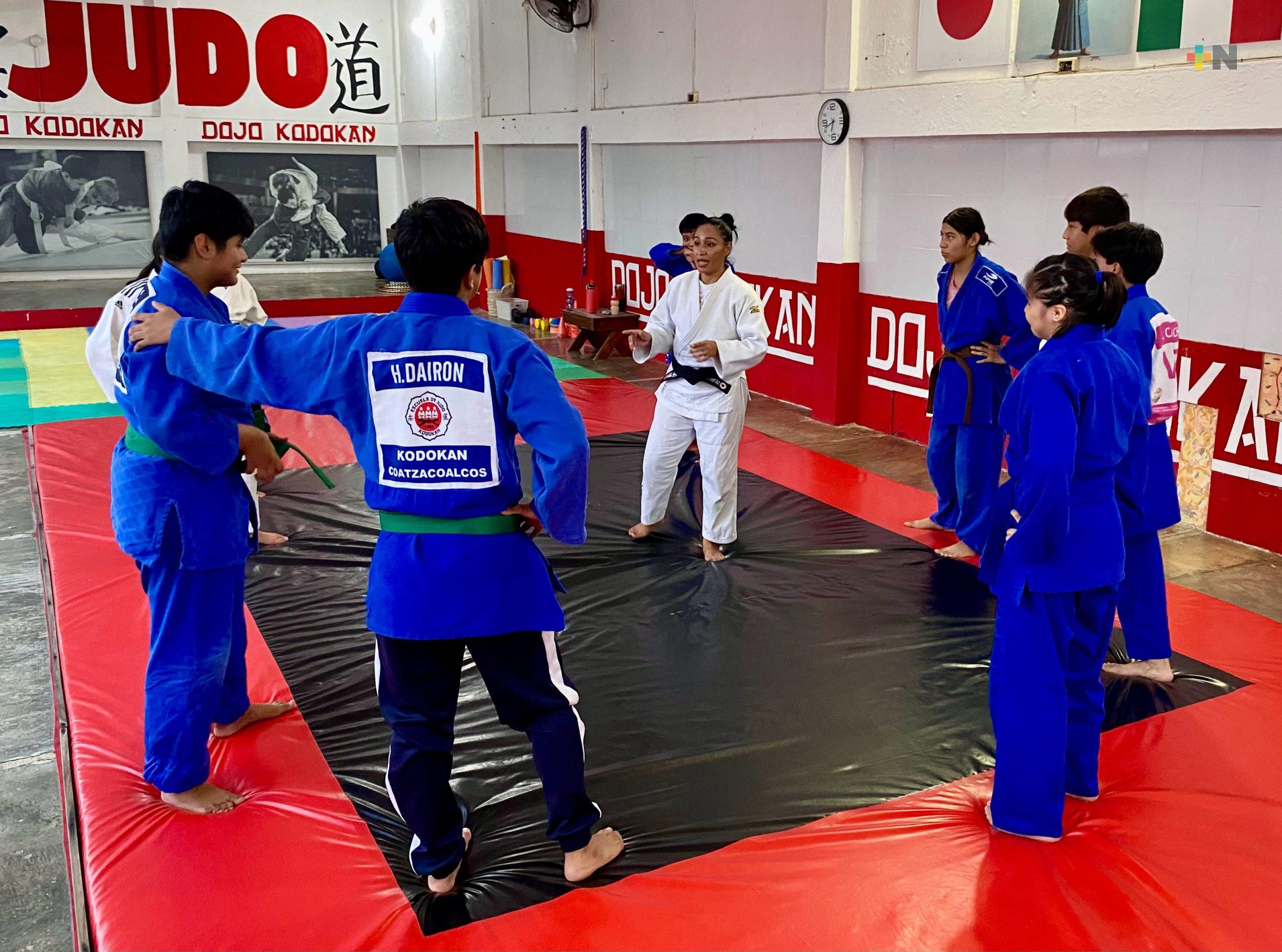 Judocas de Coatza se preparan para “Gymnasiada Nacional” 2025